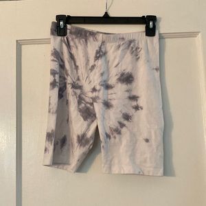 Size medium tie dye biker shorts